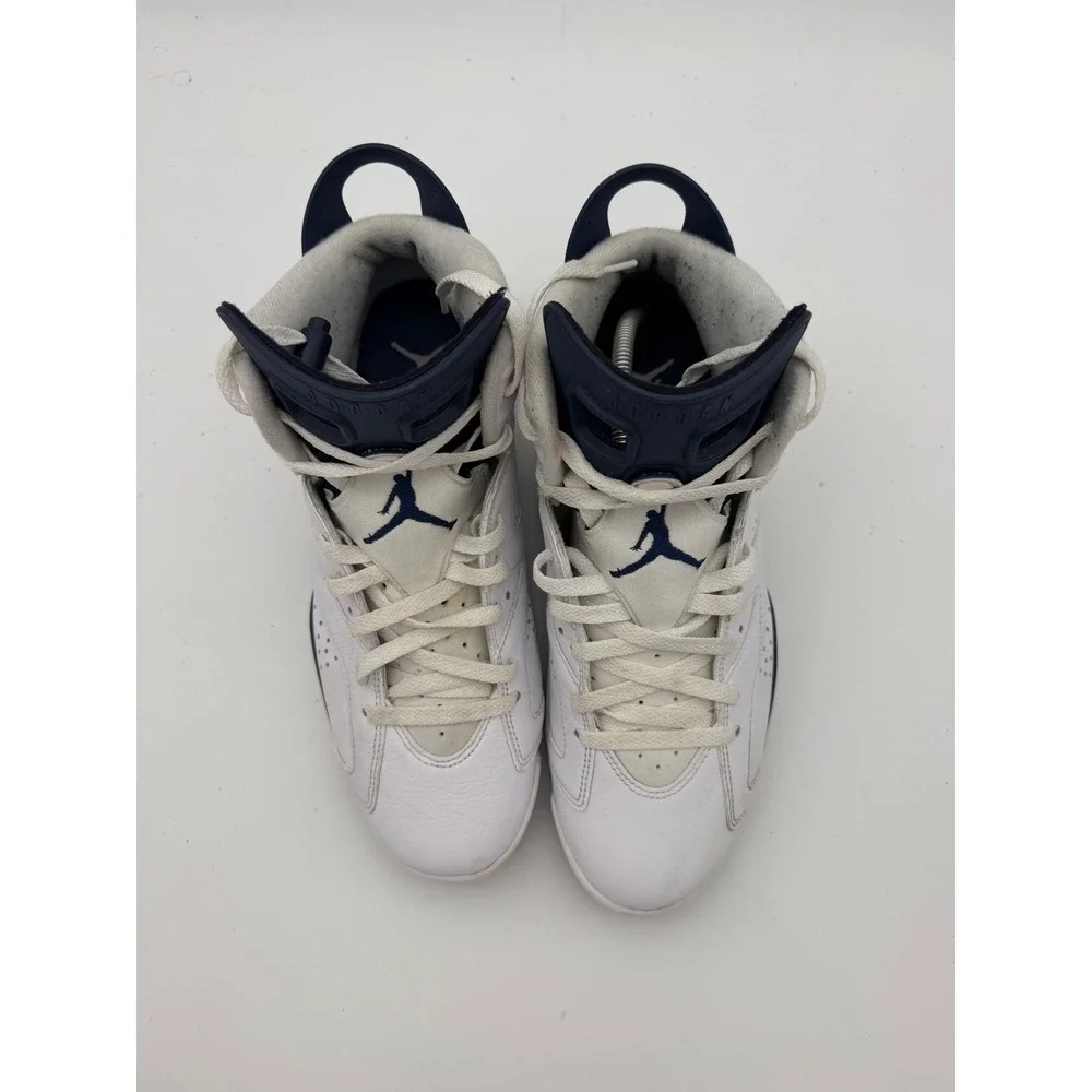 Jordan 6 Retro Midnight Navy White Blue Sneakers CT8529-141 Mens 11